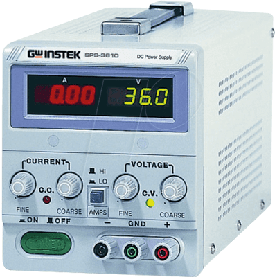 GW-INSTEK SPS-3610 - Labornetzgerät, 0 - 36 V, 0 - 10 A GW-INSTEK SPS-3610 - Labornetzgerät, 0 - 36 V, 0 - 10 A