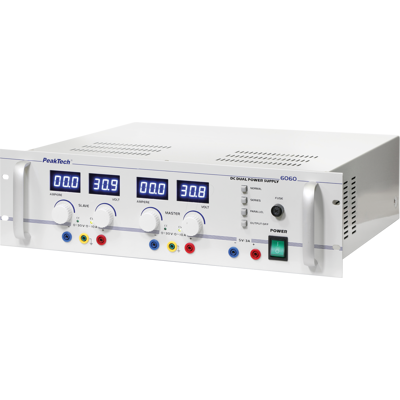 PEAKTECH 6060 - Labornetzgerät, 19" Rack, 0 - 30 V, 0 - 10 A, stabilisiert PEAKTECH 6060 - Labornetzgerät, 19" Rack, 0 - 30 V, 0 - 10 A, stabilisiert