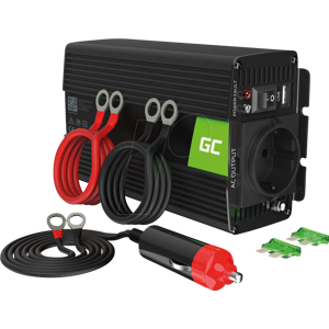 Green Cell GC INV01DE - Wechselrichter, modifizierte Sinuswelle, 300/ 600 W