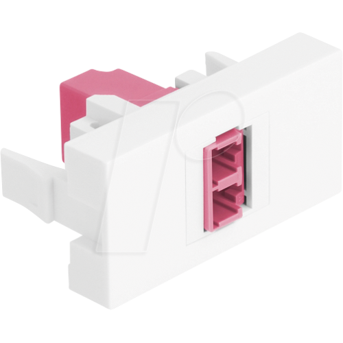 DELOCK 90846 - Easy 45 Modul LC Duplex Buchse zu LC Duplex Buchse