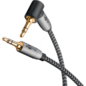 GOOBAY 65279 - Audio Kabel, 3,5 mm 3-Pin Klinke, 1x90°, 2,0 m GOOBAY 65279 - Audio Kabel, 3,5 mm 3-Pin Klinke, 1x90°, 2,0 m