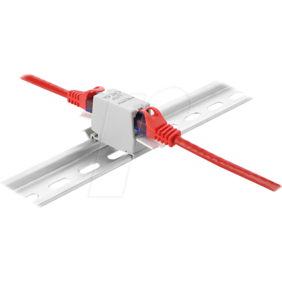 DELOCK 90934 - RJ45 Kupplung Cat.6A Buchse zu Buchse Staubschutz,Hutschiene, un DELOCK 90934 - RJ45 Kupplung Cat.6A Buchse zu Buchse Staubschutz,Hutschiene, un