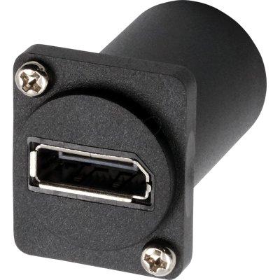 EXSYS EX-49151 - D-Typ Modul, DisplayPort Buchse / Buchse, schwarz EXSYS EX-49151 - D-Typ Modul, DisplayPort Buchse / Buchse, schwarz