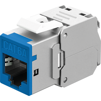 GOOBAY 77944 - Keystone Modul, Cat.6a STP, RJ45 Buchse / LSA, blau GOOBAY 77944 - Keystone Modul, Cat.6a STP, RJ45 Buchse / LSA, blau