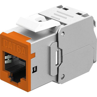 GOOBAY 77947 - Keystone Modul, Cat.6a STP, RJ45 Buchse / LSA, orange GOOBAY 77947 - Keystone Modul, Cat.6a STP, RJ45 Buchse / LSA, orange