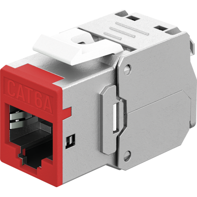 GOOBAY 77948 - Keystone Modul, Cat.6a STP, RJ45 Buchse / LSA, rot GOOBAY 77948 - Keystone Modul, Cat.6a STP, RJ45 Buchse / LSA, rot