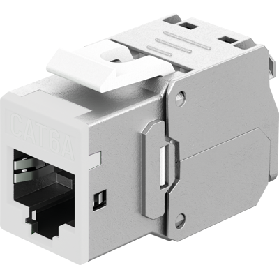 GOOBAY 77949 - Keystone Modul, Cat.6a STP, RJ45 Buchse / LSA, weiß GOOBAY 77949 - Keystone Modul, Cat.6a STP, RJ45 Buchse / LSA, weiß