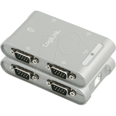 LOGILINK AU0032 - USB 2.0 Konverter, A Stecker auf 4x RS-232 LOGILINK AU0032 - USB 2.0 Konverter, A Stecker auf 4x RS-232