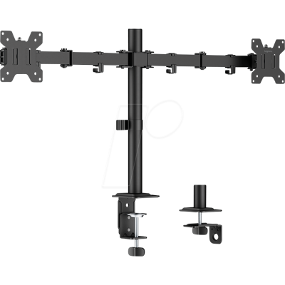 LOGILINK BP0217 - Monitor Halter, 2 Display, 27" - 32", 376 mm, Tischmontage LOGILINK BP0217 - Monitor Halter, 2 Display, 27" - 32", 376 mm, Tischmontage