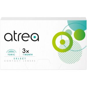 Cooper Vision Atrea Select 1 Month Toric (3er Packung) Monatslinsen (0.25 dpt, Zyl. -0.75, Achse 20 & BC 8.8) für trockenere Augen Cooper Vision Atrea Select 1 Month Toric (3er Packung) Monatslinsen (0.25 dpt, Zyl. -0.75, Achse 20 & BC 8.8) für trockenere Augen