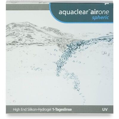 Cooper Vision Aquaclear airOne (90er Packung) Tageslinsen (-0.5 dpt & BC 8.6) mit UV-Schutz für Allergiker & trockenere Augen Cooper Vision Aquaclear airOne (90er Packung) Tageslinsen (-0.5 dpt & BC 8.6) mit UV-Schutz für Allergiker & trockenere Augen
