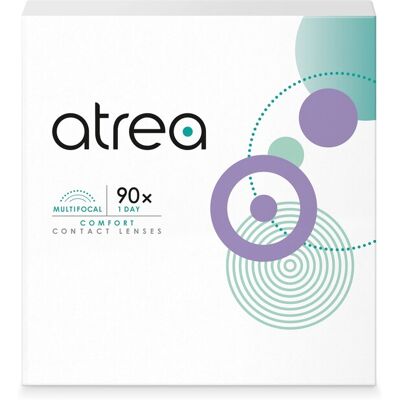 Cooper Vision Atrea Comfort 1 Day Multifocal (90er Packung) Tageslinsen (0.25 dpt, Addition High (2.00-2.50) & BC 8.6) mit UV-Schutz Cooper Vision Atrea Comfort 1 Day Multifocal (90er Packung) Tageslinsen (0.25 dpt, Addition High (2.00-2.50) & BC 8.6) mit UV-Schutz