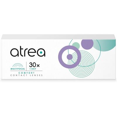 Cooper Vision Atrea Comfort 1 Day Multifocal (30er Packung) Tageslinsen (0.25 dpt, Addition Low (0.75-1.25) & BC 8.6) mit UV-Schutz Cooper Vision Atrea Comfort 1 Day Multifocal (30er Packung) Tageslinsen (0.25 dpt, Addition Low (0.75-1.25) & BC 8.6) mit UV-Schutz