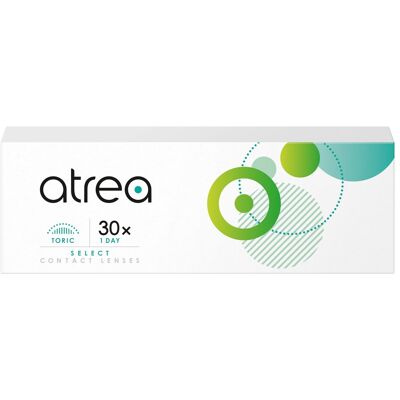 Alcon Atrea Select 1 Day Toric (30er Packung) Tageslinsen (4 dpt, Zyl. -0.75, Achse 70 & BC 8.8) für Allergiker & trockenere Augen Alcon Atrea Select 1 Day Toric (30er Packung) Tageslinsen (4 dpt, Zyl. -0.75, Achse 70 & BC 8.8) für Allergiker & trockenere Augen