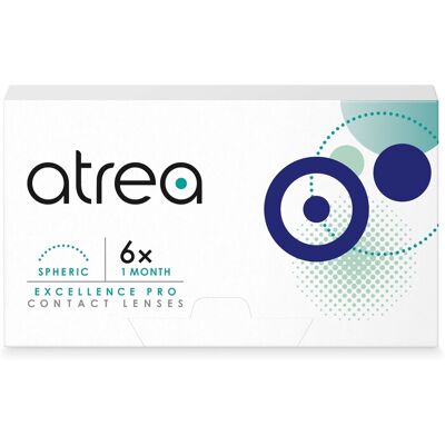 Cooper Vision Atrea Excellence Pro 1 Month Spheric (6er Packung) Monatslinsen (-0.75 dpt & BC 8.6) Cooper Vision Atrea Excellence Pro 1 Month Spheric (6er Packung) Monatslinsen (-0.75 dpt & BC 8.6)