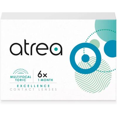 Menicon Atrea Excellence 1 Month Multifocal-Toric (6er Packung) Monatslinsen (0 dpt, Zyl. -1.25, Achse 90, Addition Low (0.75-2.25) & BC 8.6) Menicon Atrea Excellence 1 Month Multifocal-Toric (6er Packung) Monatslinsen (0 dpt, Zyl. -1.25, Achse 90, Addition Low (0.75-2.25) & BC 8.6)