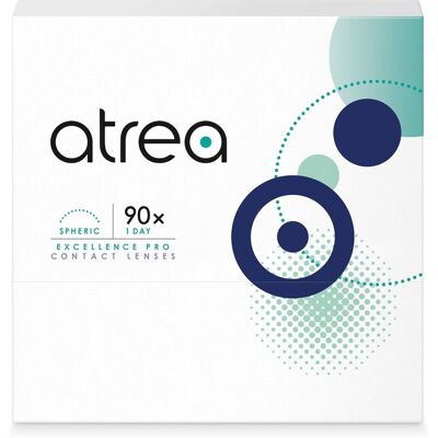 Cooper Vision Atrea Excellence Pro 1 Day Spheric (90er Packung) Tageslinsen (-0.75 dpt & BC 8.4) mit UV-Schutz Cooper Vision Atrea Excellence Pro 1 Day Spheric (90er Packung) Tageslinsen (-0.75 dpt & BC 8.4) mit UV-Schutz