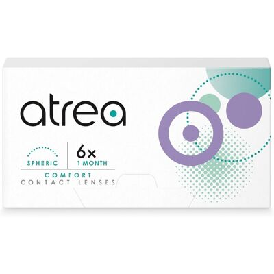 Cooper Vision Atrea Comfort 1 Month Spheric (6er Packung) Monatslinsen (-0.75 dpt & BC 8.4) mit UV-Schutz Cooper Vision Atrea Comfort 1 Month Spheric (6er Packung) Monatslinsen (-0.75 dpt & BC 8.4) mit UV-Schutz