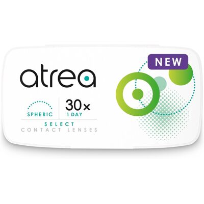 Menicon Atrea Select + 1 Day (30er Packung) Tageslinsen (-6 dpt & BC 8.6) für Allergiker Menicon Atrea Select + 1 Day (30er Packung) Tageslinsen (-6 dpt & BC 8.6) für Allergiker