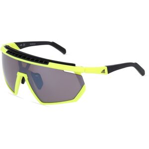 Adidas SP0029-H Unisex-Sonnenbrille Vollrand Monoscheibe Kunststoff-Gestell, gelb Adidas SP0029-H Unisex-Sonnenbrille Vollrand Monoscheibe Kunststoff-Gestell, gelb