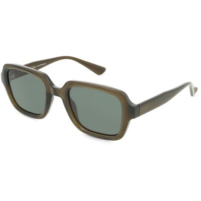 Fielmann MI 060 SUN FA PATRICK Unisex-Sonnenbrille Vollrand Quadratisch Acetat Spritzguss-Gestell, grün Fielmann MI 060 SUN FA PATRICK Unisex-Sonnenbrille Vollrand Quadratisch Acetat Spritzguss-Gestell, grün
