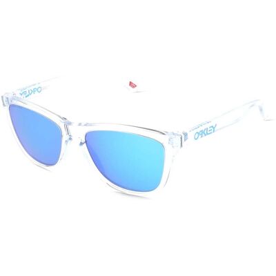 Oakley OO9013 FROGSKINS Herren-Sonnenbrille Vollrand Quadratisch Kunststoff-Gestell, transparent Oakley OO9013 FROGSKINS Herren-Sonnenbrille Vollrand Quadratisch Kunststoff-Gestell, transparent