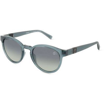 Timberland TB9323 Herren-Sonnenbrille Vollrand Rund Acetat Spritzguss-Gestell, blau Timberland TB9323 Herren-Sonnenbrille Vollrand Rund Acetat Spritzguss-Gestell, blau