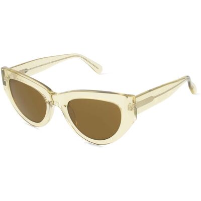 Fielmann MC 623 SUN FA AMY Damen-Sonnenbrille Vollrand Butterfly Acetat Extrudiert-Gestell, gelb Fielmann MC 623 SUN FA AMY Damen-Sonnenbrille Vollrand Butterfly Acetat Extrudiert-Gestell, gelb