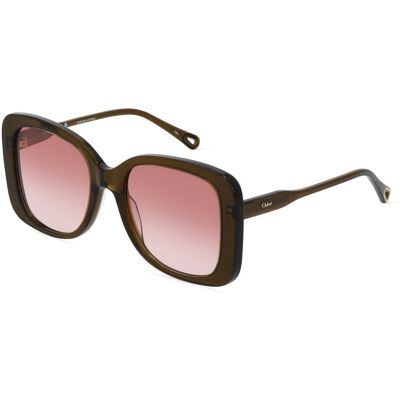 Chloé CH0125S Damen-Sonnenbrille Vollrand Butterfly Acetat-Gestell, grün Chloé CH0125S Damen-Sonnenbrille Vollrand Butterfly Acetat-Gestell, grün