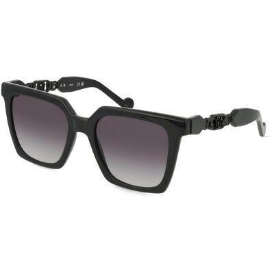 Liu Jo LJ779S Unisex-Sonnenbrille Vollrand Quadratisch Kunststoff-Gestell, schwarz Liu Jo LJ779S Unisex-Sonnenbrille Vollrand Quadratisch Kunststoff-Gestell, schwarz