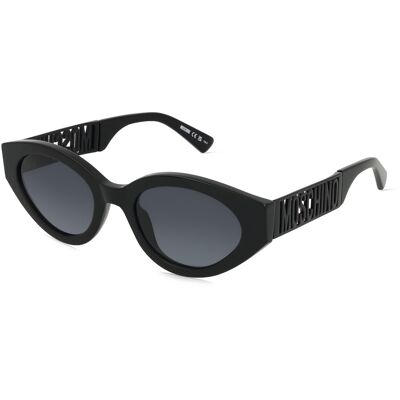 Love Moschino Moschino 160/S Damen-Sonnenbrille Vollrand Oval Metall-Gestell, schwarz Love Moschino Moschino 160/S Damen-Sonnenbrille Vollrand Oval Metall-Gestell, schwarz