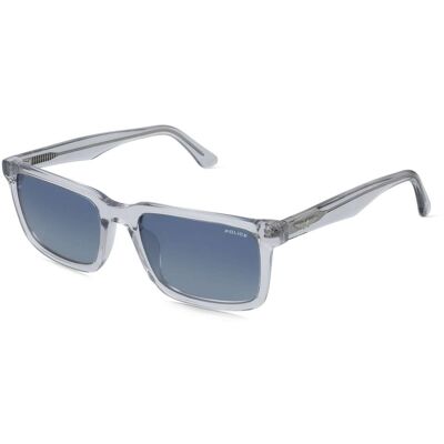 Police SPLP21E Herren-Sonnenbrille Vollrand Quadratisch Kunststoff-Gestell, grau Police SPLP21E Herren-Sonnenbrille Vollrand Quadratisch Kunststoff-Gestell, grau