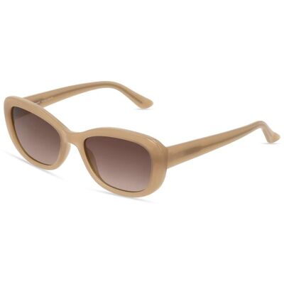 Fielmann MI 042 SUN FA Damen-Sonnenbrille Vollrand Butterfly Acetat-Gestell, beige Fielmann MI 042 SUN FA Damen-Sonnenbrille Vollrand Butterfly Acetat-Gestell, beige