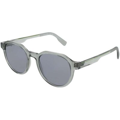 Lacoste L6087S Herren-Sonnenbrille Vollrand Eckig Kunststoff-Gestell, grau Lacoste L6087S Herren-Sonnenbrille Vollrand Eckig Kunststoff-Gestell, grau