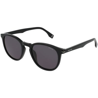 Police SPLQ82 Herren-Sonnenbrille Vollrand Quadratisch Acetat-Gestell, schwarz Police SPLQ82 Herren-Sonnenbrille Vollrand Quadratisch Acetat-Gestell, schwarz