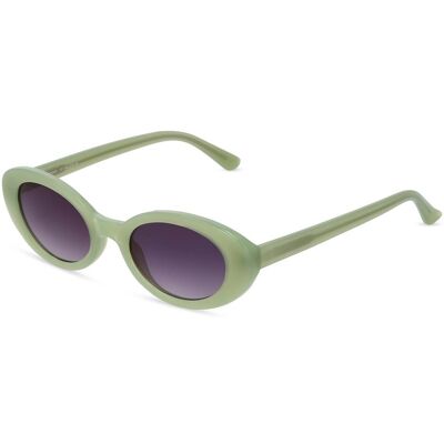 Fielmann MI 044 SUN FA Damen-Sonnenbrille Vollrand Oval Acetat-Gestell, grün Fielmann MI 044 SUN FA Damen-Sonnenbrille Vollrand Oval Acetat-Gestell, grün