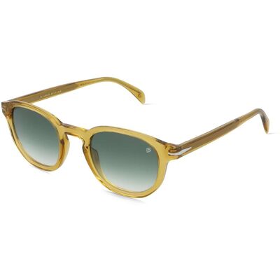 David Beckham DB 1007/S Herren-Sonnenbrille Vollrand Rund Acetat-Gestell, gelb David Beckham DB 1007/S Herren-Sonnenbrille Vollrand Rund Acetat-Gestell, gelb