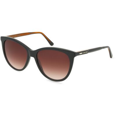 Calvin Klein CK25508SN Damen-Sonnenbrille Vollrand Butterfly Acetat-Gestell, schwarz Calvin Klein CK25508SN Damen-Sonnenbrille Vollrand Butterfly Acetat-Gestell, schwarz