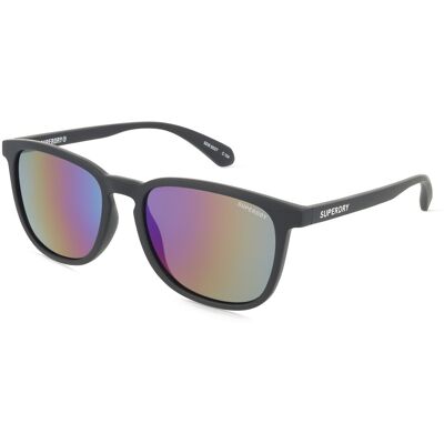 Superdry SDS 5027 Unisex-Sonnenbrille Vollrand Quadratisch Kunststoff-Gestell, schwarz Superdry SDS 5027 Unisex-Sonnenbrille Vollrand Quadratisch Kunststoff-Gestell, schwarz