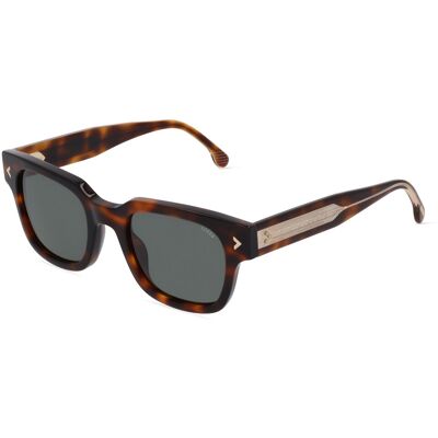 Lozza LOZSL4300 Unisex-Sonnenbrille Vollrand Quadratisch Kunststoff-Gestell, braun Lozza LOZSL4300 Unisex-Sonnenbrille Vollrand Quadratisch Kunststoff-Gestell, braun