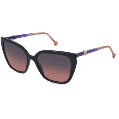 Carolina Herrera HER 0385/S Damen-Sonnenbrille Vollrand Cat Eye Acetat-Gestell, schwarz Carolina Herrera HER 0385/S Damen-Sonnenbrille Vollrand Cat Eye Acetat-Gestell, schwarz