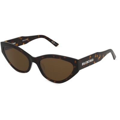 Balenciaga BB0306S Unisex-Sonnenbrille Vollrand Butterfly Acetat-Gestell, braun Balenciaga BB0306S Unisex-Sonnenbrille Vollrand Butterfly Acetat-Gestell, braun
