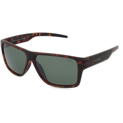 Bollé Herren Sportbrille Temper Polarized S3 - Dunkel Schildpatt - Sonnenbrille Bollé Herren Sportbrille Temper Polarized S3 - Dunkel Schildpatt - Sonnenbrille