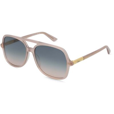 Chloé CH0364S Damen-Sonnenbrille Vollrand Pilot Acetat-Gestell, beige Chloé CH0364S Damen-Sonnenbrille Vollrand Pilot Acetat-Gestell, beige