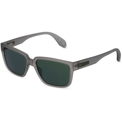 adidas Originals OR0013 Unisex-Sonnenbrille Vollrand Quadratisch Kunststoff-Gestell, grau adidas Originals OR0013 Unisex-Sonnenbrille Vollrand Quadratisch Kunststoff-Gestell, grau