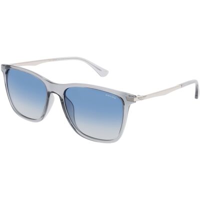 Police SPLV25 ORIGINS LITE 41 Herren-Sonnenbrille Vollrand Quadratisch Metall-Gestell, grau Police SPLV25 ORIGINS LITE 41 Herren-Sonnenbrille Vollrand Quadratisch Metall-Gestell, grau