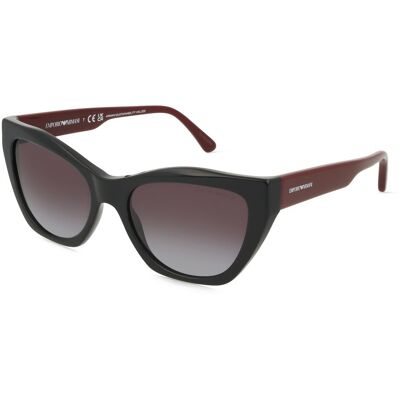 Emporio Armani 0EA4176 Damen-Sonnenbrille Vollrand Cat Eye Acetat-Gestell, schwarz Emporio Armani 0EA4176 Damen-Sonnenbrille Vollrand Cat Eye Acetat-Gestell, schwarz