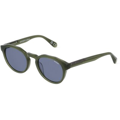 Superdry 5012 Unisex-Sonnenbrille Vollrand Panto Kunststoff-Gestell, grün Superdry 5012 Unisex-Sonnenbrille Vollrand Panto Kunststoff-Gestell, grün