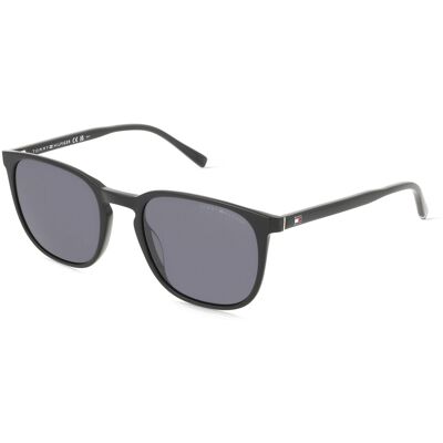 Tommy Hilfiger TH 2266/S Herren-Sonnenbrille Vollrand Quadratisch Acetat-Gestell, schwarz Tommy Hilfiger TH 2266/S Herren-Sonnenbrille Vollrand Quadratisch Acetat-Gestell, schwarz