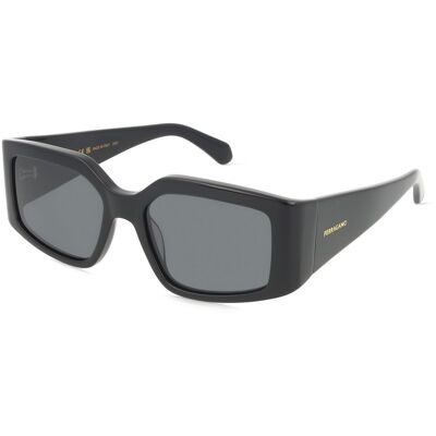 Ferragamo SF1101S Unisex-Sonnenbrille Vollrand Eckig Acetat-Gestell, schwarz Ferragamo SF1101S Unisex-Sonnenbrille Vollrand Eckig Acetat-Gestell, schwarz